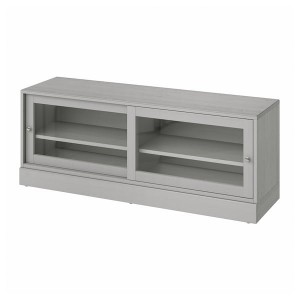 IKEA HAVSTA TV unit with base, 63x18 1/2x24 3/8 in Gray, Ikea Ireland | 2759MVCPY