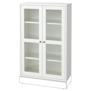 IKEA HAVSTA glass-door cabinet, 31 7/8x13 3/4x48 3/8 in White, Ikea Ireland | 8120QMHZN