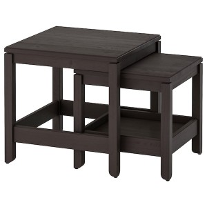 IKEA HAVSTA nesting tables, set of 2 Dark Brown, Ikea Ireland | 2716VHOWB