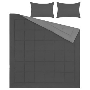IKEA HEDFRYLE comforter set, King Gray, Ikea Ireland | 9857BKHUT