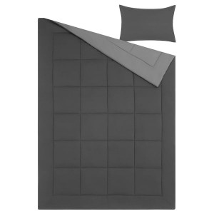 IKEA HEDFRYLE comforter set, Twin/Twin X-long Gray, Ikea Ireland | 4869TNUAC