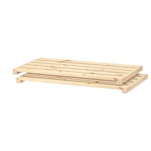 IKEA HEJNE shelf, softwood, 30 3/8x18 1/2 in2 pack, Ikea Ireland | 1502RHTFX