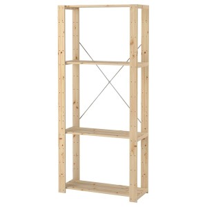 IKEA HEJNE shelf unit, softwood, 30 3/4x12 1/4x67 3/8 in, Ikea Ireland | 4261ANRGU