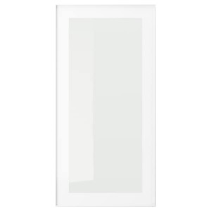 IKEA HEJSTA glass door, 15x30 in White / Clear Glass, Ikea Ireland | 1975PMRNK