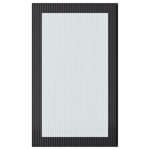 IKEA HEJSTA glass door, 18x30 in Anthracite / Reeded Glass, Ikea Ireland | 1982VNXUC