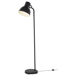 IKEA HEKTAR Floor lamp with LED bulb, dark gray, Ikea Ireland | 4567DYFVR