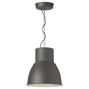 IKEA HEKTAR Pendant lamp, dark gray, 15 in, Ikea Ireland | 3160QGFMT