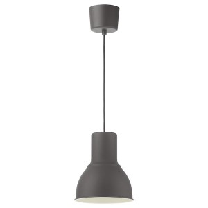 IKEA HEKTAR Pendant lamp, dark gray, 9 in, Ikea Ireland | 7821ZPOVQ
