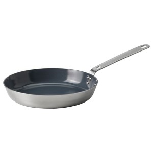 IKEA HEMKOMST frying pan, stainless steel/non-stick coating, 9 in, Ikea Ireland | 7214PWRKG
