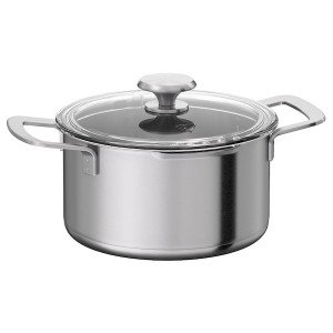 IKEA HEMKOMST pot with lid, stainless steel/glass, 3.2 qt, Ikea Ireland | 9154KCDVE