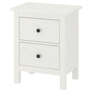 IKEA HEMNES 2-drawer chest, 21 1/4x26 in White Stain, Ikea Ireland | 7236XGPRS