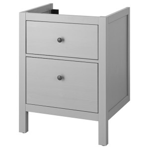 IKEA HEMNES Bathroom vanity with drawers, 24x32 3/8 in Gray, Ikea Ireland | 7234NJREH