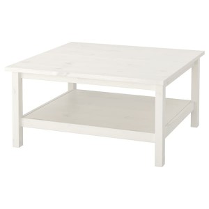 IKEA HEMNES Coffee table, 35 3/8x35 3/8 in White Stain White, Ikea Ireland | 3927PKYNI