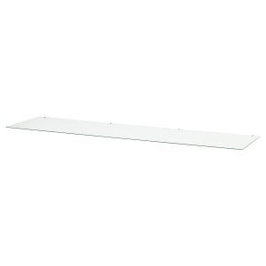 IKEA HEMNES Glass top, transparent, 62 5/8x19 5/8 in, Ikea Ireland | 3057WLJEK