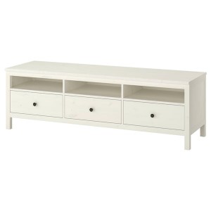 IKEA HEMNES TV unit, 72x18 1/2x22 1/2 in White Stain, Ikea Ireland | 4801GEILZ