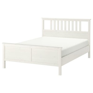 IKEA HEMNES bed frame, Full White Stain, Ikea Ireland | 2561MNKPR