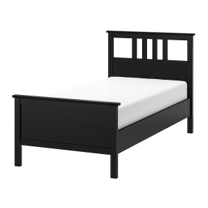 IKEA HEMNES bed frame, Twin Black / Brown / Luröy, Ikea Ireland | 0671WICOR
