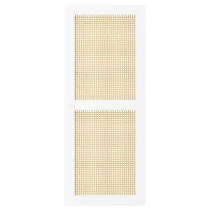 IKEA HÖGADAL door, white/woven bamboo, 15 3/4x38 1/4 in, Ikea Ireland | 1408OFZRW