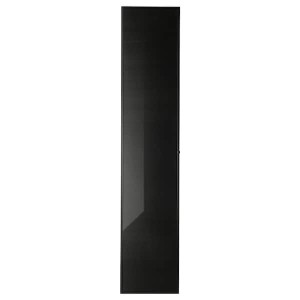 IKEA HÖGBO glass door, 15 3/4x75 5/8 in Black, Ikea Ireland | 5189YDENZ