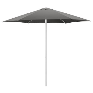 IKEA HÖGÖN Umbrella, 106 1/4 in Gray, Ikea Ireland | 7913NMQHU