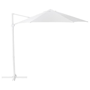 IKEA HÖGÖN Umbrella, hanging, white, Ikea Ireland | 6908PGDOQ