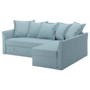 IKEA HOLMSUND cover for sleeper sectional, 3 seat Orrsta Light Blue, Ikea Ireland | 5749JTAXP