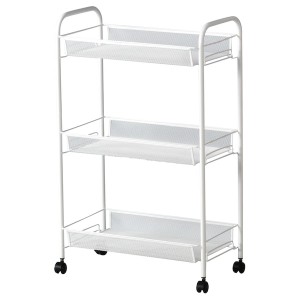 IKEA HORNAVAN cart, white, 10 1/4x18 7/8x30 3/8 in, Ikea Ireland | 2481MRFGQ
