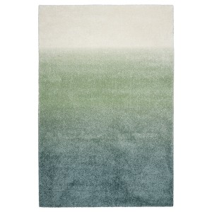 IKEA HOTELLRUM rug, high pile, 5'3 inx7'7 in Blue / Green White, Ikea Ireland | 3840SDIOG