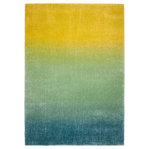 IKEA HOTELLRUM rug, high pile, 5'3 inx7'7 in Blue / Green Yellow, Ikea Ireland | 5647ITVRJ