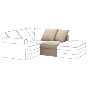 IKEA HÄRLANDA 1-seat section Sporda Natural, Ikea Ireland | 7135BRNCX