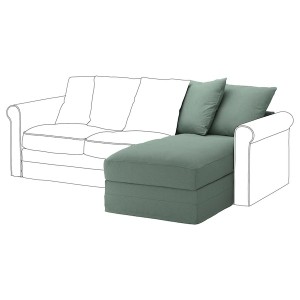 IKEA HÄRLANDA Cover for chaise section Ljungen Light Green, Ikea Ireland | 1582TQAML