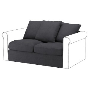 IKEA HÄRLANDA Cover for loveseat section Sporda Dark Gray, Ikea Ireland | 9836UAVFS