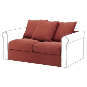 IKEA HÄRLANDA Cover for loveseat section Ljungen Light Red, Ikea Ireland | 0728IJATW