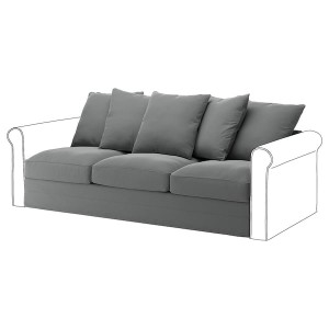 IKEA HÄRLANDA Cover for sofa section Ljungen Medium Gray, Ikea Ireland | 0327KYARJ