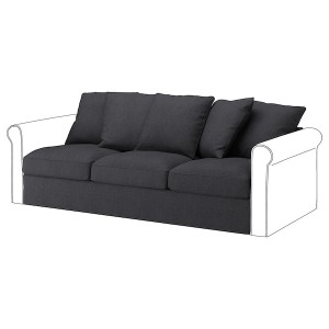 IKEA HÄRLANDA Cover for sofa section Sporda Dark Gray, Ikea Ireland | 9463RPSUT
