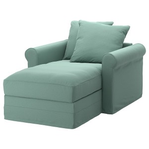 IKEA HÄRLANDA chaise cover Ljungen Light Green, Ikea Ireland | 3496TXJBQ