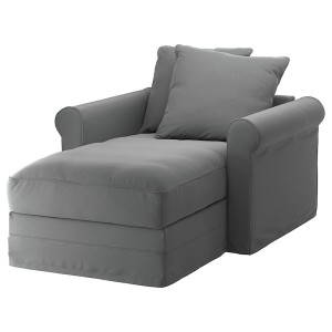 IKEA HÄRLANDA chaise cover Ljungen Medium Gray, Ikea Ireland | 9650VEFXZ