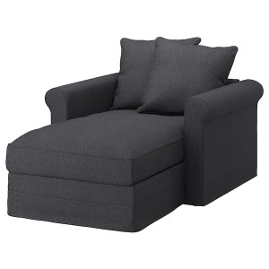 IKEA HÄRLANDA chaise cover Sporda Dark Gray, Ikea Ireland | 7269RVJNX