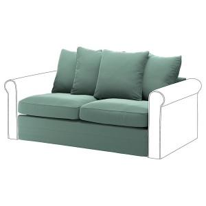 IKEA HÄRLANDA cover for loveseat sleeper section Ljungen Light Green, Ikea Ireland | 9562IDEGA
