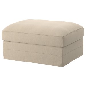 IKEA HÄRLANDA cover for ottoman with storage Sporda Natural, Ikea Ireland | 2809BCNGJ