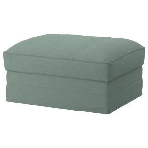 IKEA HÄRLANDA cover for ottoman with storage Ljungen Light Green, Ikea Ireland | 9574QJRGO