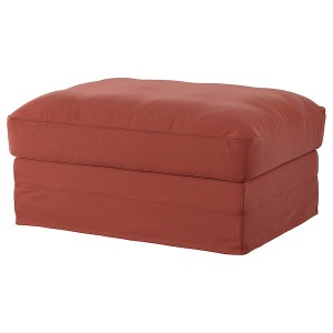IKEA HÄRLANDA cover for ottoman with storage Ljungen Light Red, Ikea Ireland | 7085HGYMN