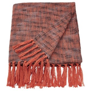 IKEA HÖSTAGILLE throw, orange, 47x71 in, Ikea Ireland | 8129GHZUF