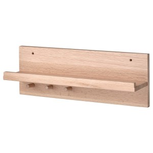 IKEA HÄSTVISKARE wll orgnzr/hks, oak, 16 ½x6x4 ¼ in, Ikea Ireland | 0185YWMFD