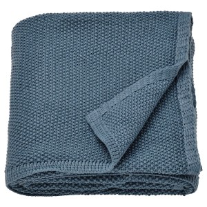 IKEA HUMLEMOTT throw, 51x67 in Blue / Gray, Ikea Ireland | 7439PMGFU