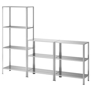 IKEA HYLLIS shelf unit, indoor/outdoor, 70 7/8x10 5/8x29 1/8-55 1/8 in, Ikea Ireland | 9527CAORB