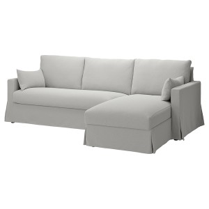 IKEA HYLTARP cover f 3-seat sofa w chaise right Tallmyra White / Black, Ikea Ireland | 7609WCMZF