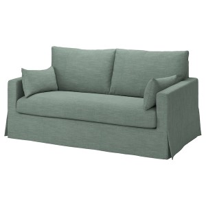 IKEA HYLTARP cover for loveseat Hemmesta Gray / Green, Ikea Ireland | 9084DCKBL