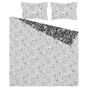 IKEA IDALINNEA comforter set, King White / Gray, Ikea Ireland | 6403TYZUM