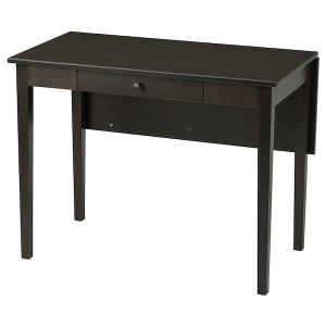 IKEA IDANÄS drop-leaf table, 20 1/8/33 7/8x37 3/4 in Dark Brown, Ikea Ireland | 9753SZMCF